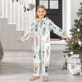 thumbnail image 6 of Vzayyk 4T-14Y Size Aviliable Cozy One-Piece Footless Sleeper Pajama Bees Flying Around Flower Pots, 6 of 8