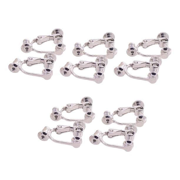 Guardurnaity Convertidores de Clip para oreja, accesorios para pendientes, hechos a mano, bricolaje, con almohadillas de plástico de bucle, Ropa, zapatos y accesorios Miscelánea Tipo3