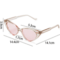 thumbnail image 2 of Retro Vintage Estrecho Ojo de gato Gafas de sol Mujer Gafas Marco de plástico Adepaton  CPB-DE-WX336-3, 2 of 5