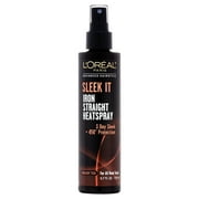 L'Oreal Paris SLEEK IT Iron Straight Heat Protection, Hairspray, for All Hair Types, 5.7 fl oz