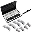 thumbnail image 1 of 8 Pieces 3D Natural-Look Magnetic False Eyelashes with Tweezers, 1 of 3