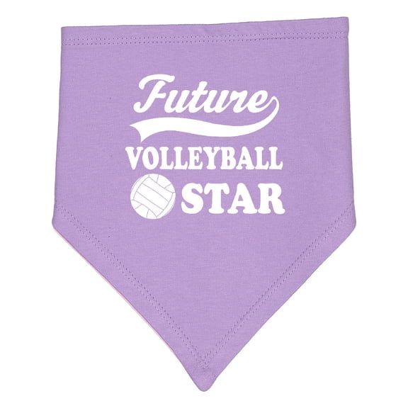 Inktastic Future Volleyball Star Childs Sports Baby Bandana Bib