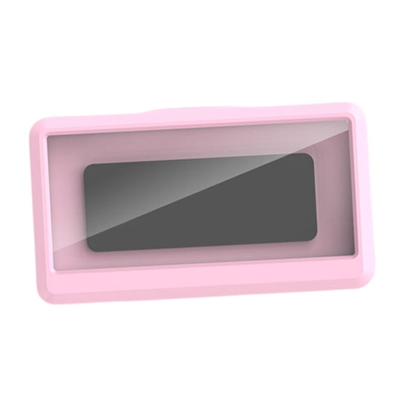 Soporte para teléfono de ducha con pantalla táctil, universal, con ángulo ajustable, para pared Rosa