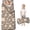 Baseballs and Small Balls Taupe Pattern, variant on Baseballs and Stars Light Blue Pattern Teens Toddler Nap Mat with Pillow, Sleeping Mat Bag for Preschool Daycare 59"x22"