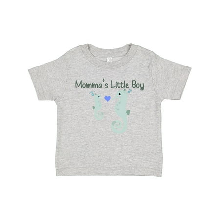 

Inktastic Seahorse (momma s Little Boy) Gift Toddler Boy Girl T-Shirt