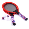 thumbnail image 1 of Indoor Outdoor Sports Set For Active Fun, Luminous Badminton Racket Tennis Racket For Kids Beach Racquet Games, Enhance Athletic Ability Exercise, Family Fun Games, Red, 1 Set, 1 of 6