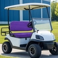 thumbnail image 2 of Uorisanigo Dark Purple Golf Cart Seat Cover Anti-Scratch Backrest and Seat Covers Easy to Install Golf Cart Cushion Cover Gifts Fit for 2-Person Seats Club Car, 2 of 7