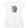 thumbnail image 3 of Inktastic Little Surf Girl with Surfboard Girls Baby Dress, 3 of 5