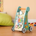 thumbnail image 3 of Teamson Kids Preschool Play Lab Safari Animal Toddler Walker & Activity Station, Multi, 3 of 17