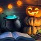 thumbnail image 2 of Halloween Witches Cauldron with Color Changing 12 LEDs Lights Halloween Home Outdoor Porch Party Decorations, 2 of 4