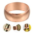 thumbnail image 3 of 10pcs Copper Crimp Rings For Oil Pipes Pipelines Accessory Industrial Pipe Connections Pex Copper Crimp Rings Hose Sealing Copper Crimp, 3 of 8