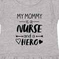 thumbnail image 4 of Inktastic My Mommy is a Nurse and a Hero Girls Toddler Dress, 4 of 5
