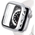 thumbnail image 1 of czcpp-Compatible pour Apple Watch 45mm 41mm Protecteur d'Écran, Étui Rigide PC avec Verre Trempé HD Protecteur Femmes Hommes Protection Montre pour iWatch Séries 8/7 45mm 41mm, 1 of 4