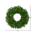thumbnail image 4 of 24" Cheyenne Pine Artificial Christmas Wreath by Vickerman, 4 of 5
