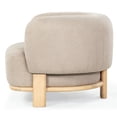 thumbnail image 4 of Safavieh Oscar Solid Wood Accent Chair in Light Brown / Natural, 4 of 12