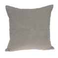 thumbnail image 1 of HomeRoots 334049 22 x 7 x 22 in. Transitional Gray Solid Pillow Cover with Poly Insert, 1 of 1
