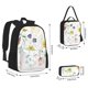 thumbnail image 2 of Balery Wildflowers Mochila Escolar 3 en 1 para Niños - Mochila Resistente con Lonchera Térmica y Estuche - Mochila Escolar para Niños y Niñas, 2 of 7