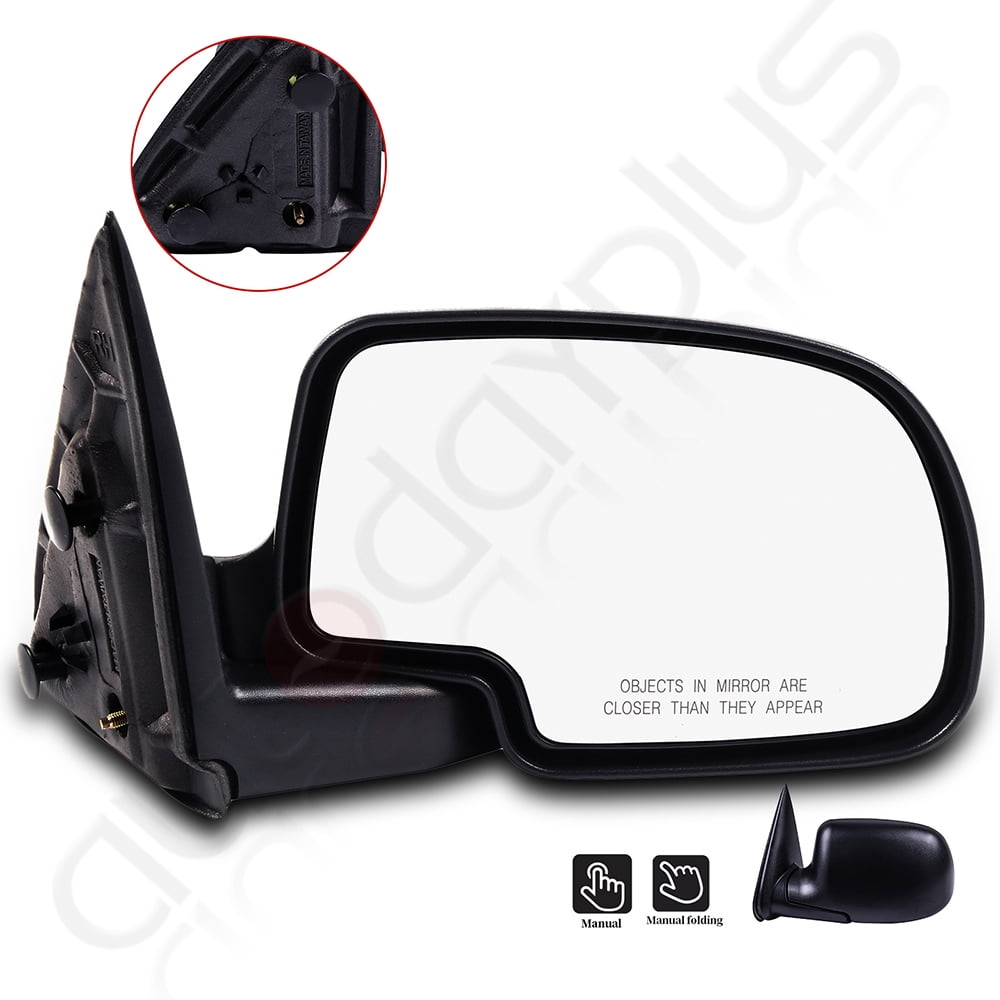 Side View Manual Door Mirror For Chevy Silverado 1500 1999-2006 Passenger Right 811980 - Walmart 2006 Chevy Silverado 1500 Passenger Side Mirror