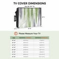 thumbnail image 3 of Outdoor TV Cover 60 to 65 Inches, Abstract Grey Green Mottled Gradient Texture Farmhouse Waterproof and Weatherproof TV Cover with Remote Control Pocket, Flat Screen TV Cover Protector for Outside TV, 3 of 6