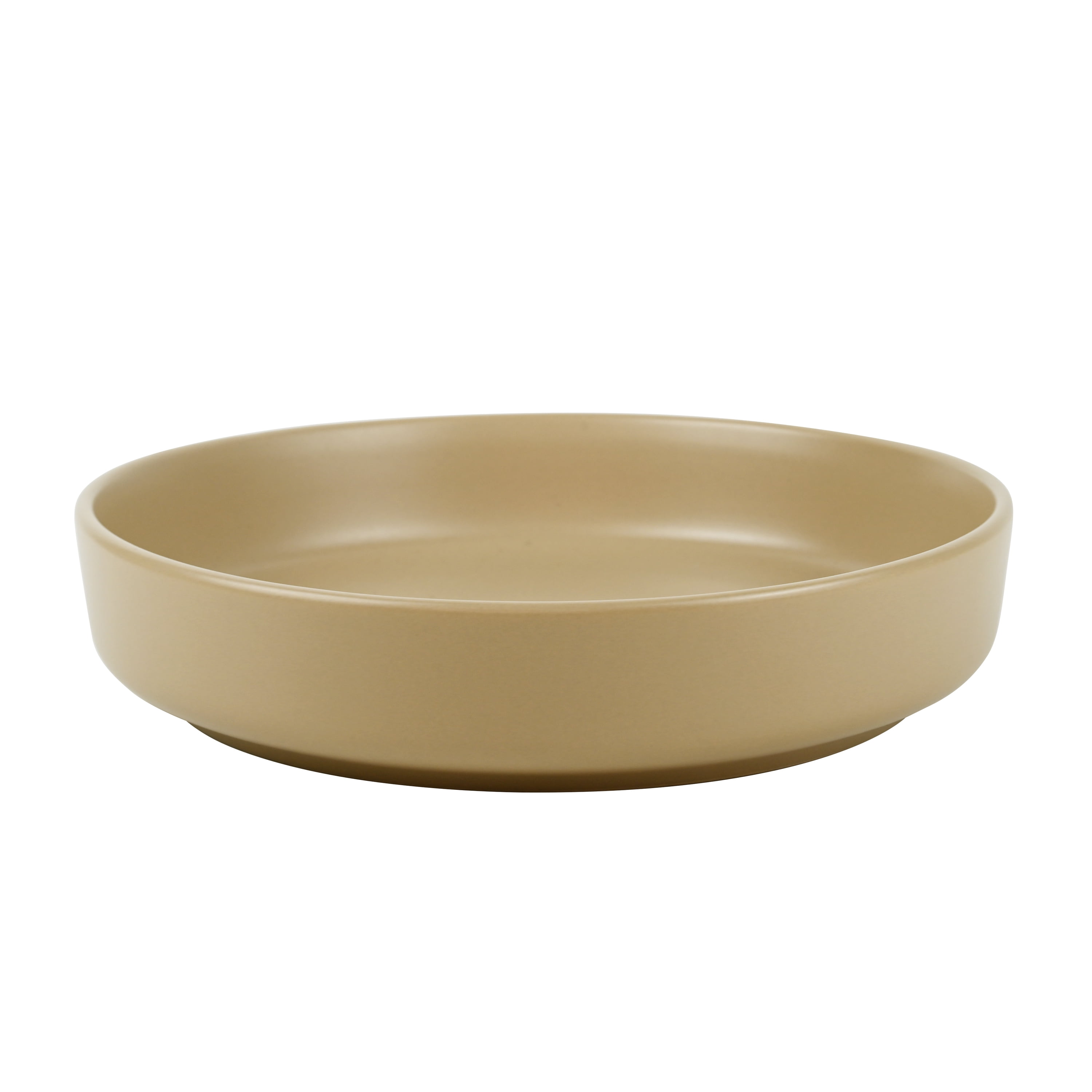 (4 pack) Mainstays Alessandra Matte Brown Stoneware Dinner Bowl