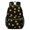 Sunflower and Grid Black Pattern, variant on Sunflower and Small Flower White 17" Waterproof Oxford School Backpacks for Teens, S-Shape Padded Straps, for School, Travel, Hiking, Camping