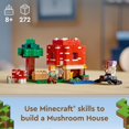 thumbnail image 2 of Lego Minecraft The Mushroom House Set 21179, 2 of 6