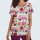 thumbnail image 1 of Fiudx Ofertas Del Día Blusa de Lactancia con Bolsillos y Manga Corta con Cuello En V y Estampado En Barbacoa para Mujer, 1 of 5