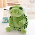 thumbnail image 5 of 20cm Soft Green Big Eyes Stuffed Tortoise Turtle Plush Doll Toys for Baby Kids Gift Home Decor, 5 of 8