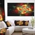 thumbnail image 1 of Fractal Yellow N Red Flower, 1 of 3