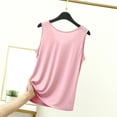 thumbnail image 4 of Women's Modal Tank Tops 2026 Summer Going Out Tops Sleeveless V Neck Camisole Lightweight Basic Cami Casual Trendy Base Layer Shirts Tank Tops for Women Undershirts Pink, 4 of 9