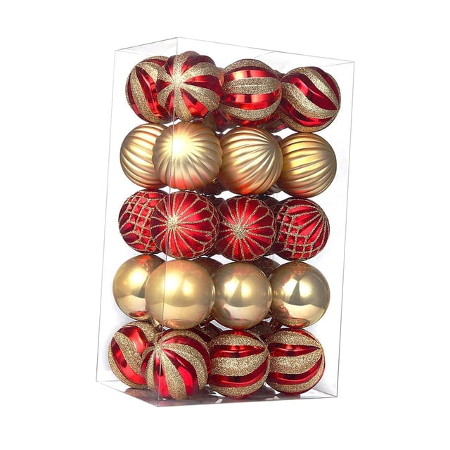30 Piezas de Adornos de Bolas de Navidad Macarena Bolas colgantes