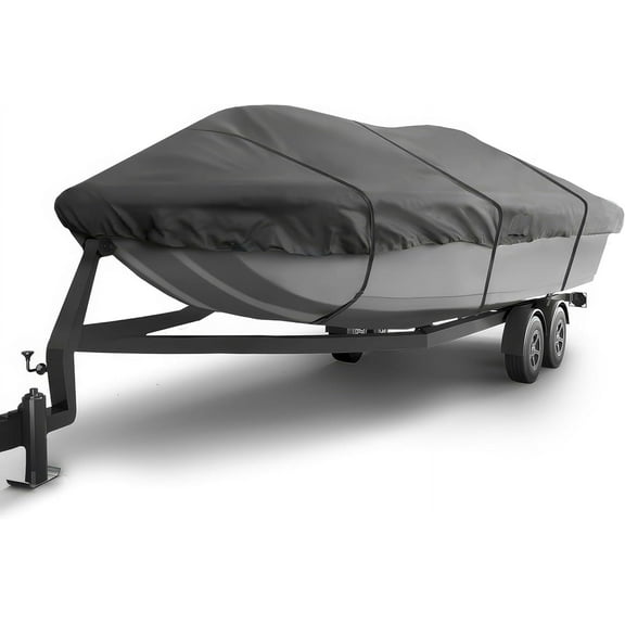 Seal Skin Waterproof Deck Boat Cover, All Weather Protection, Fits 20'-21'L X 102" Beam Width