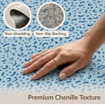 thumbnail image 6 of ODIKA 9'x12' Sky Blue Abstract Washable Area Rug Dynamic And Playful Design With Modern Influence Ornamental for Great Room, Indoor Concept, Large Living Low Pile, Flatwoven, 6 of 7