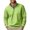 Green, variant on Blekii Men's Fleece Lined Quarter Zip Sweatshirt, Thickened Stand Collar Pullover Top, Solid Color Warm Layer for Winter, Soft Plush Interior, Casual Sporty Design, Ideal for Cold