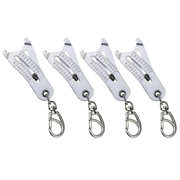 Portable Thread Size Check Keychain - Bolt Size Finder Keychain, Portable Keychain
