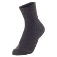 thumbnail image 3 of Lovely Annie Unisex Children's 4 Pairs Comfy, Durable Wool Crew Socks. Perfect as Winter Snow Sock and All Seasons LK08 Size 11Y-15Y Dark Grey, Coffee, Grey, Beige, 3 of 4