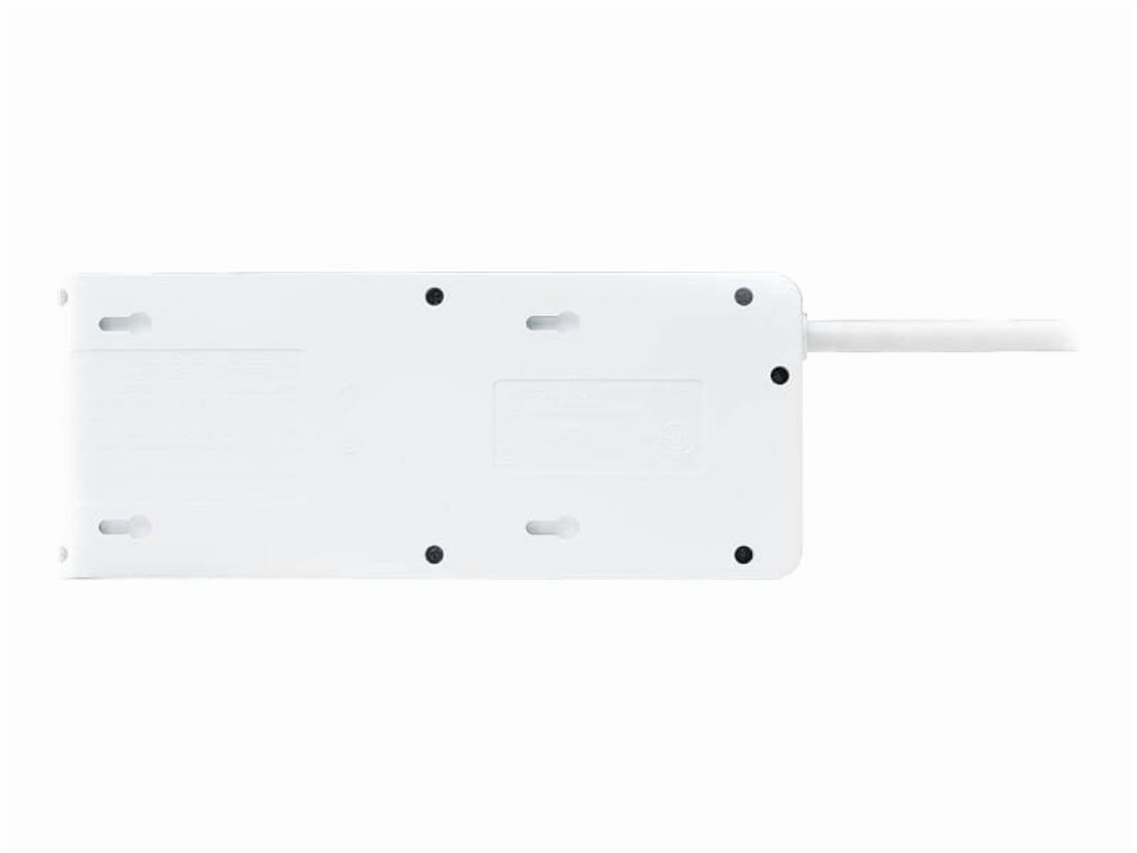 Tripp Lite 15ft 6-Outlet 4 USB Surge Protector Power Strip White TLP64USBRA15