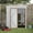 White, variant on Sesslife Galvanized Steel Outdoor Storage Shed, 5' x 3' x 5.8', White