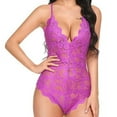 thumbnail image 2 of Lencería sexy de una pieza de encaje de gran tamaño Lencería de noche para mujer atractiva, 2 of 6