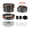 Orange, variant on M Buder Camping Cookware Set Non-Stick Lightweight Pot Pan Kettle Kit with Stainless Steel Plates and Utensils for Outdoors Hiking Picnic Backpacking Black 7.48 inches / 19 cm