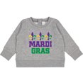 thumbnail image 2 of Inktastic Mardi Gras Fleur De Lis Trio Baby Sweatshirt, 2 of 4