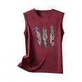 thumbnail image 1 of Women's Sleeveless Summer Plus Size Tank Tops Basic Casual Scoop Neck Camis Tees, 1 of 5