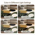 thumbnail image 7 of ODIKA 8'x10' Ultra-Soft Area Rug, Green Beige Geometric and Botanical Elegant Abstract Shapes with Leaf Motifs Washable, Bare feet friendly, Silk-Touch for Bedroom, Under Sectional, 7 of 7