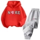 thumbnail image 3 of Conjunto de sudadera con capucha de punto para niños y niñas, sudaderas casuales de manga larga, tops, mono informal para niños de 2 a 13 años, 3 of 5