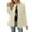 Beige, variant on Women's Casual Loose Long Sleeve Solid Color Drawstring Belted Knit Cardigan Sweater Comfortable Stylish Outerwear