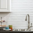 thumbnail image 3 of FASÄDE Vista Decorative Vinyl Backsplash 15 sq ft Kit in Matte White, 3 of 6