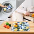 thumbnail image 3 of Yayeee Dish Drying Mat for Kitchen Counter 16" x 18" Microfiber Super Absorbent Coffee Decorative Pad, Cartoon Lemon Leaves, 3 of 9