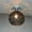 Black,7.08"x7.87", variant on Luysn Aluminum Alloy Ceiling Light,Children Bedroom Ceiling Lamp Decor,Chandelier for Hallway, Modern Semi Flush Mount Light Fixture Alloy Art Chandelier,Aluminum Wire Globe Ceiling Lamp 7.08"X7.87"