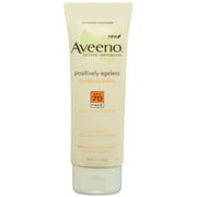 Johnson & Johnson Aveeno Active Naturals Positively Ageless Sunblock Lotion, 3 oz