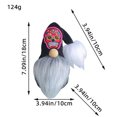 thumbnail image 3 of ShengapQ Halloween Skull Doll, Bearded Faceless Decoration, Spooky Party Prop, Unique Home Decor, Eerie Centerpiece for Halloween Festivities, 3 of 6